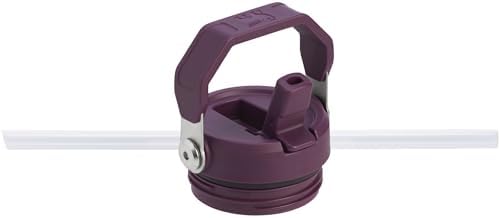 STANLEY - Botella de agua IceFlow Flip Straw 2.0 con pajilla abatible, abertura más grande, acero inoxidable aislado, sin bisfenol A, 36 onzas, liviana y antiderrames, color verde Meadow