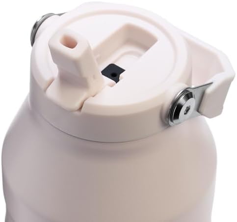 STANLEY - Botella de agua IceFlow Flip Straw 2.0 con pajilla abatible, abertura más grande, acero inoxidable aislado, sin bisfenol A, 36 onzas, liviana y antiderrames, color verde Meadow