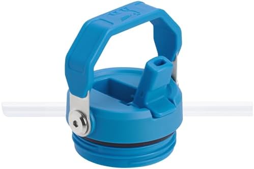 STANLEY - Botella de agua IceFlow Flip Straw 2.0 con pajilla abatible, abertura más grande, acero inoxidable aislado, sin bisfenol A, 36 onzas, liviana y antiderrames, color verde Meadow