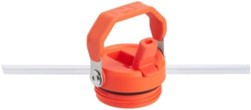 STANLEY - Botella de agua IceFlow Flip Straw 2.0 con pajilla abatible, abertura más grande, acero inoxidable aislado, sin bisfenol A, 36 onzas, liviana y antiderrames, color verde Meadow