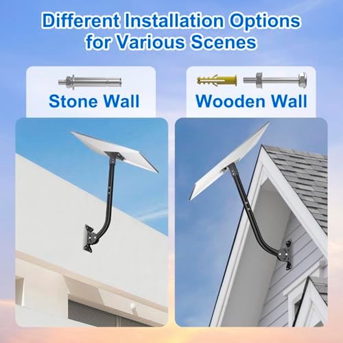 Starlink Gen 3 Wall Mount  Adjustable Starlink Mounting Kit Gen 3  Starlink V3 Pole Mount  Starlink Gen 3 Pipe Adapter for Roof Eave RVs