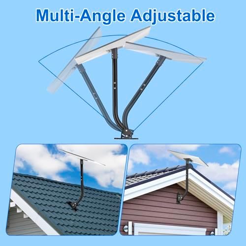 Starlink Gen 3 Wall Mount  Adjustable Starlink Mounting Kit Gen 3  Starlink V3 Pole Mount  Starlink Gen 3 Pipe Adapter for Roof Eave RVs