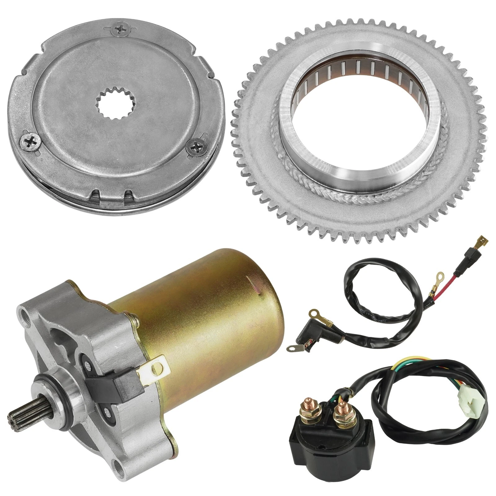 Starter Motor Clutch Sprag Idler Gear Kit For Yamaha Raptor 90 YFM90R 2009 2013