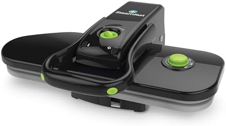Steamfast SF 623 Mid Size Steam Press with Multiple Fabric Settings and Steam Burst Function  Black  20 47 L x 17 16 W x 6 73 H