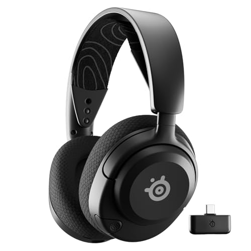 SteelSeries Arctis Nova 5 Wireless Multi System Gaming Headset   Neodymium Magnetic Drivers  Bluetooth   Renewed 