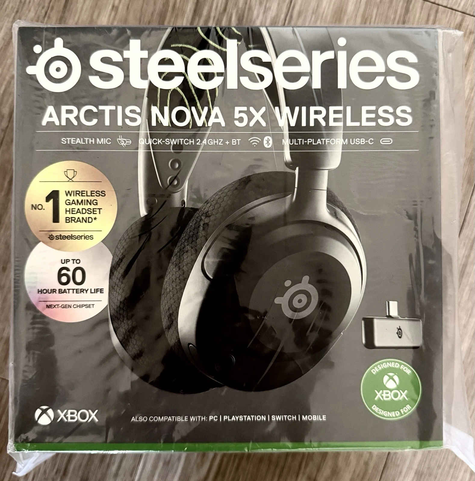 SteelSeries Arctis Nova 5X Wireless Gaming Headset Black