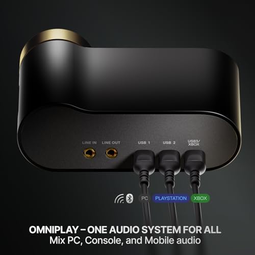 SteelSeries Arctis Nova Elite   Hi Res Wireless Gaming Headset   96kHz/24bit   Carbon Fiber Speakers   ANC   AI Noise Rejection   App   2 4GHz   BT   Multi Source Mix   OmniPlay PC PlayStation Xbox