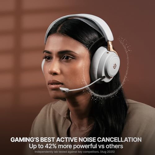 SteelSeries Arctis Nova Elite   Hi Res Wireless Gaming Headset   96kHz/24bit   Carbon Fiber Speakers   ANC   AI Noise Rejection   App   2 4GHz   BT   Multi Source Mix   OmniPlay PC PlayStation Xbox