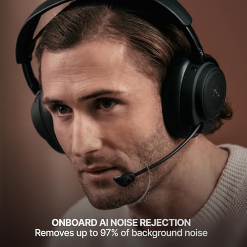 SteelSeries Arctis Nova Elite   Hi Res Wireless Gaming Headset   96kHz/24bit   Carbon Fiber Speakers   ANC   AI Noise Rejection   App   2 4GHz   BT   Multi Source Mix   OmniPlay PC PlayStation Xbox