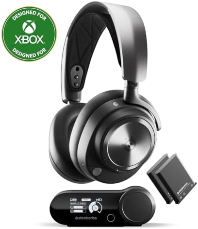 SteelSeries Arctis Nova Pro Wireless Multi System Gaming Headset   Neodymium Magnetic Drivers   Active Noise Cancellation   2 Battery System   ClearCast Gen 2 Mic   PC  PS5  PS4  Switch  Mobile