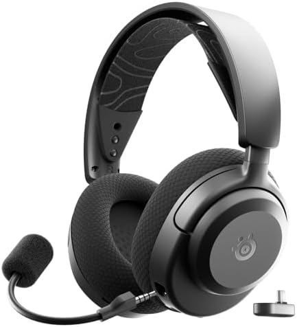 SteelSeries Arctis Nova 3X Wireless Multi Platform Gaming Headset   Mobile App Control   40 HR Battery   Neodymium Magnetic Drivers   2 4GHz/Bluetooth   Xbox  PS5  PC  Switch  Mobile   Black