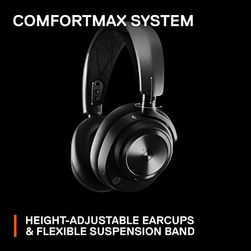SteelSeries Arctis Nova Pro Wireless Multi System Gaming Headset   Premium Hi Fi Drivers   Active Noise Cancellation   Infinity Power System   ClearCast Gen 2 Mic   PC  PS5  PS4  Switch  Mobile