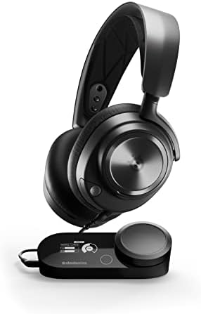 SteelSeries Arctis Nova Pro Multi System Gaming Headset   Premium Hi Fi Drivers  Hi Res Audio   360  Spatial Audio   GameDAC Gen 2   ESS Sabre Quad DAC   Stealth Retractable Mic   PC  PS5  PS4  Switch