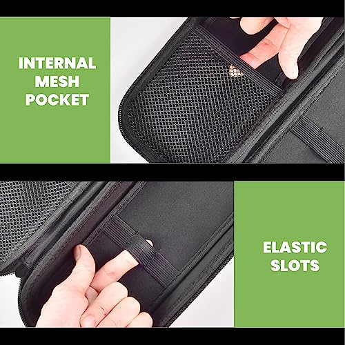 Stethoscope Case Compatible with 3M Littmann Classic III Monitoring/Lightweight II S E/Cardiology IV Diagnostic/MDF Acoustica Stethoscopes  Black Flower