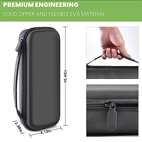 Stethoscope Case Compatible with 3M Littmann Classic III Monitoring/Lightweight II S E/Cardiology IV Diagnostic/MDF Acoustica Stethoscopes  Black Flower