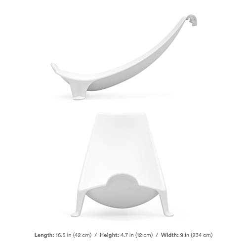 Stokke Flexi Bath Newborn Support  White   Best for Babies Up to Eight Months or 17 6 lbs   Lightweight  Convenient  Comfortable & Safe
