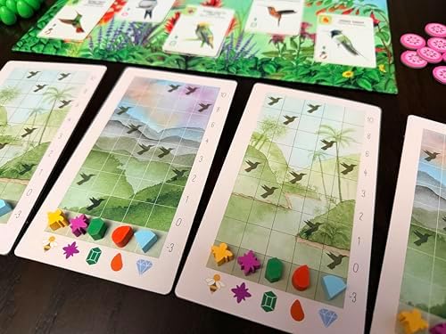 Stonemaier Games  Wingspan Americas Expansion by Elizabeth Hargrave   Add to Wingspan   Includes Small Hummingbird Cards with New Mechanism  111 Unique New Colorful Birds  & More   1 5 Players  90 Min