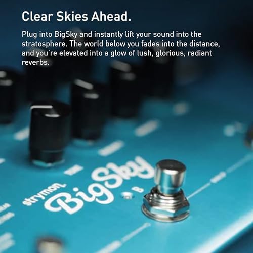 Strymon BigSky Multi Reverb Guitar Effects Pedal with 12 Unique Reverb Machines for Electric and Acoustic Guitar  Synths  Vocals and Keyboards