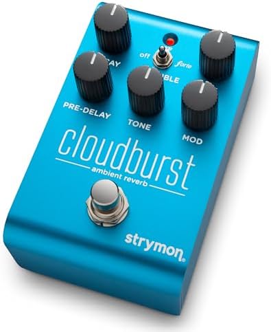 Strymon Cloudburst Ambient Reverb Guitar Pedal with Ensemble Engine  for Electric and Acoustic Guitar  Synths  Vocals and Keyboards