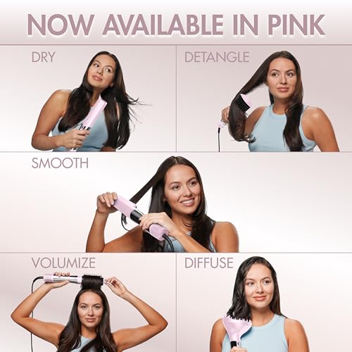 StyleSwitch Ionic Multi Styler  Air Styler and Hair Dryer  Lightweight Hot Air Brush with 5 Attachments  Automatic Dual Voltage