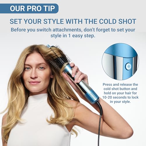 StyleSwitch Ionic Multi Styler  Air Styler and Hair Dryer  Lightweight Hot Air Brush with 5 Attachments  Automatic Dual Voltage