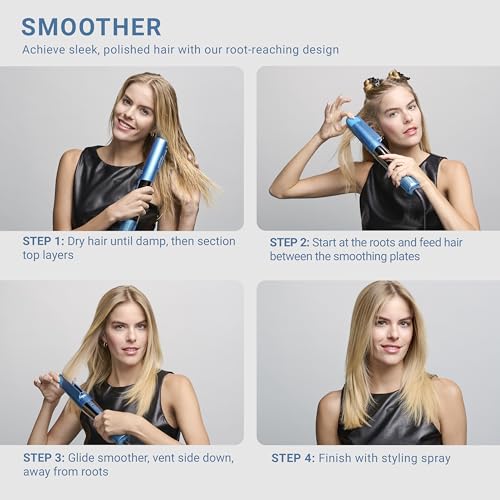 StyleSwitch Ionic Multi Styler  Air Styler and Hair Dryer  Lightweight Hot Air Brush with 5 Attachments  Automatic Dual Voltage