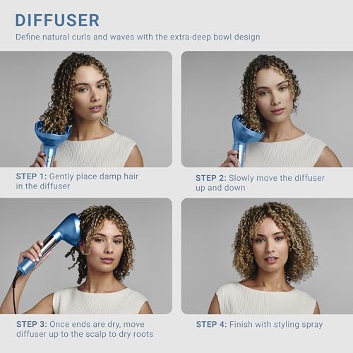 StyleSwitch Ionic Multi Styler  Air Styler and Hair Dryer  Lightweight Hot Air Brush with 5 Attachments  Automatic Dual Voltage
