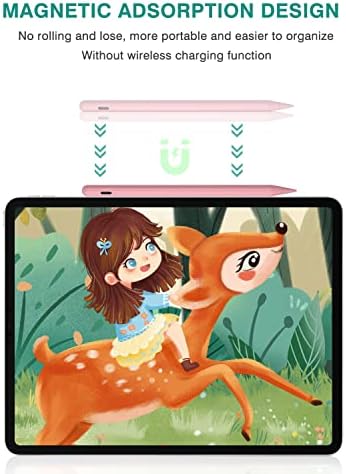 Stylus Pen for iPad 6th 11th Generation  10 Mins Fast Charge with Tilt Sensitivity & Palm Rejection  Compatible with Apple iPad 2018 2025  iPad Air 3/4/5/M2/M3  iPad mini 5/6  iPad Pro 11/12 9/M4