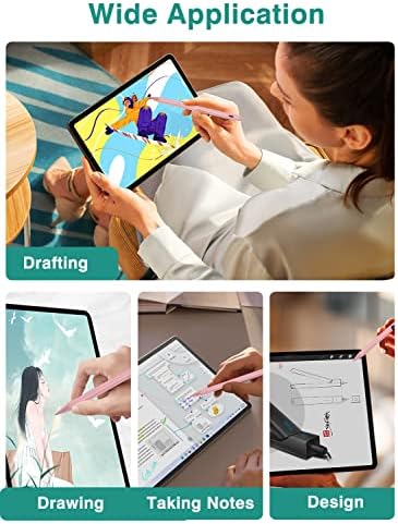 Stylus Pen for iPad 6th 11th Generation  10 Mins Fast Charge with Tilt Sensitivity & Palm Rejection  Compatible with Apple iPad 2018 2025  iPad Air 3/4/5/M2/M3  iPad mini 5/6  iPad Pro 11/12 9/M4