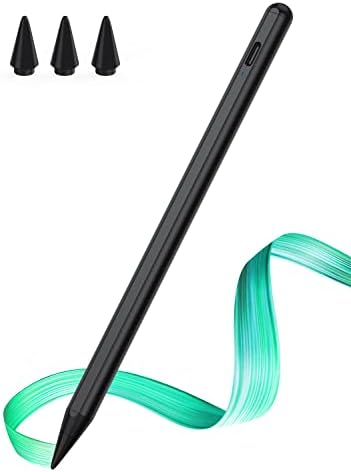 Stylus Pen for iPad 6th 11th Generation  10 Mins Fast Charge with Tilt Sensitivity & Palm Rejection  Compatible with Apple iPad 2018 2025  iPad Air 3/4/5/M2/M3  iPad mini 5/6  iPad Pro 11/12 9/M4