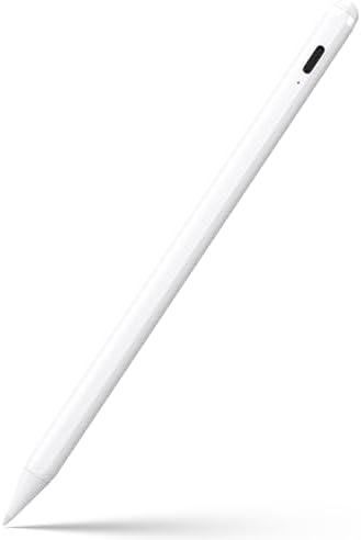 Stylus Pen for iPad 6th 11th Generation 2X Fast Charge Active Pencil Compatible with 2018 2025 Apple iPad Pro 11/12 9/M4  iPad Air 3/4/5/M2/M3 iPad mini 5/6 Gen White