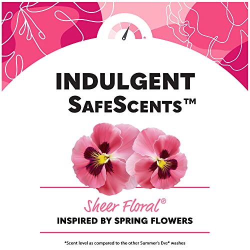 Summer s Eve Sheer Floral Feminine Freshening Spray  Daily Intimate Deodorant  Neutralizes Odor  pH Balanced  Talc Free  Gentle Fresh Scent  2 Ounce  Pack of 6