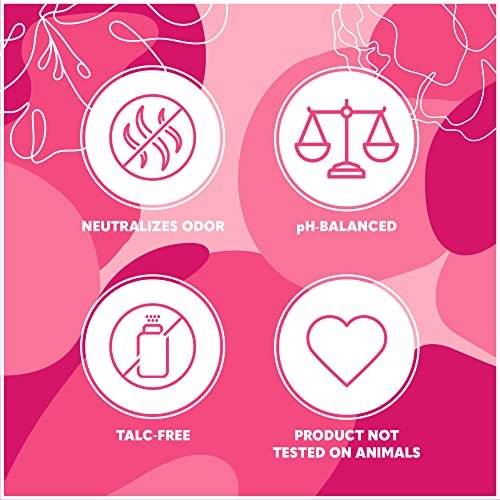 Summer s Eve Sheer Floral Feminine Freshening Spray  Daily Intimate Deodorant  Neutralizes Odor  pH Balanced  Talc Free  Gentle Fresh Scent  2 Ounce  Pack of 6