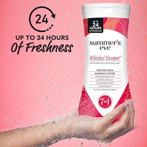 Summers Eve Blissful Escape Daily Refreshing All Over Feminine Body Wash  Removes Odor  Feminine Wash pH Balanced  15 Fl Oz  Pack of 3