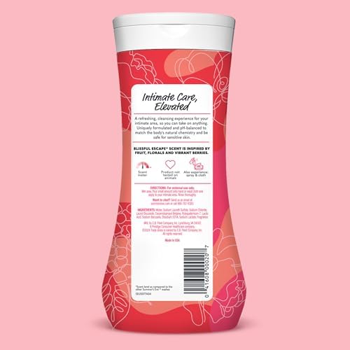 Summers Eve Blissful Escape Daily Refreshing All Over Feminine Body Wash  Removes Odor  Feminine Wash pH Balanced  15 Fl Oz  Pack of 3