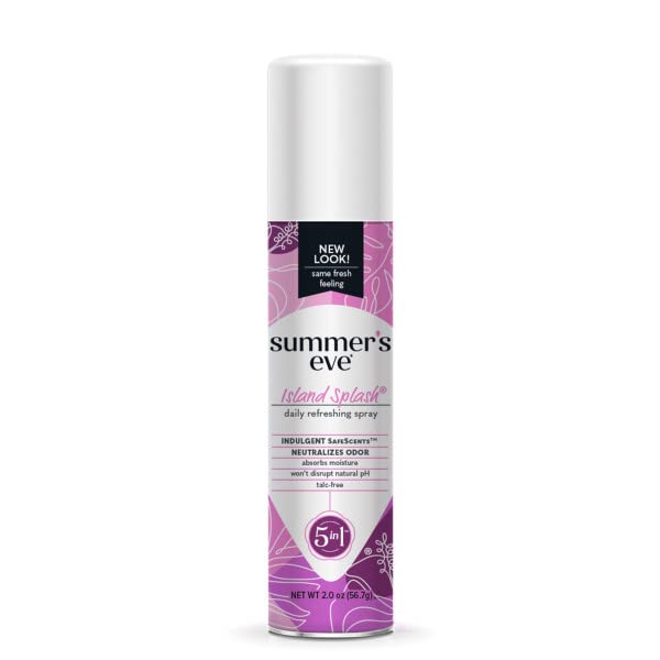 Summers Eve Freshening Spray   Island Splash   PH Balanced  Dermatologist & Gynecologist Tested   2 Ounces Per Can   Pack of 6