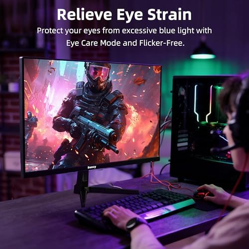 Suncy 32 inch 2K 170Hz Gaming Monitor  Fast IPS 1ms QHD  2560 x 1440  Monitor FreeSync 98  sRGB VESA Compatible  DisplayPort HDMI  Black