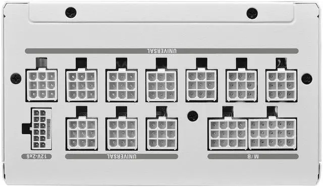 Super Flower Leadex VIII Platinum PRO 1200W ATX 3 1&PCIe 5 1 Native 12V 2x6 Cable   Cybenetics PLATINUM  Smallest 125mm ATX PSU  Patent Super Connector  Full Modular  White  SF 1200F14SP  WH