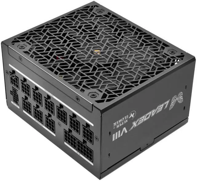 Super Flower Leadex VIII Platinum PRO 1200W ATX 3 1&PCIe 5 1 Native 12V 2x6 Cable   Cybenetics PLATINUM  Smallest 125mm ATX PSU  Patent Super Connector  Full Modular  SF 1200F14SP