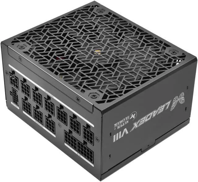 Super Flower Leadex VIII Platinum PRO 1200W ATX 3 1&PCIe 5 1 Native 12V 2x6 Cable   Cybenetics PLATINUM  Smallest 125mm ATX PSU  Patent Super Connector  Full Modular  SF 1200F14SP