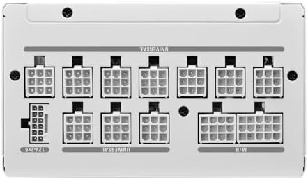 Super Flower Leadex VIII Platinum PRO 1200W ATX 3 1&PCIe 5 1 Native 12V 2x6 Cable   Cybenetics Platinum  Smallest 125mm ATX PSU  Patent Super Connector  Full Modular  White  SF 1200F14SP  WH