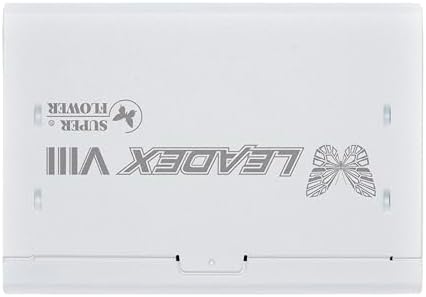 Super Flower Leadex VIII Platinum PRO 1200W ATX 3 1&PCIe 5 1 Native 12V 2x6 Cable   Cybenetics Platinum  Smallest 125mm ATX PSU  Patent Super Connector  Full Modular  White  SF 1200F14SP  WH