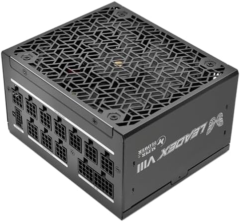 Super Flower Leadex VIII Platinum PRO 1200W ATX 3 1&PCIe 5 1 Native 12V 2x6 Cable   Cybenetics Platinum  Smallest 125mm ATX PSU  Patent Super Connector  Full Modular  White  SF 1200F14SP  WH