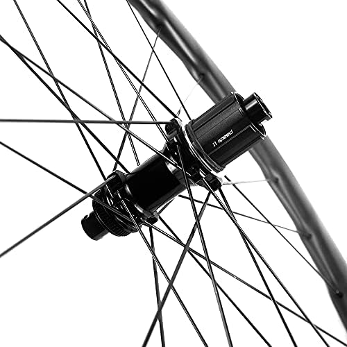 Superteam 50/25mm Disc Brake Road Bike Tubeless Wheelset 700c Wheel Special Finish and No Logos