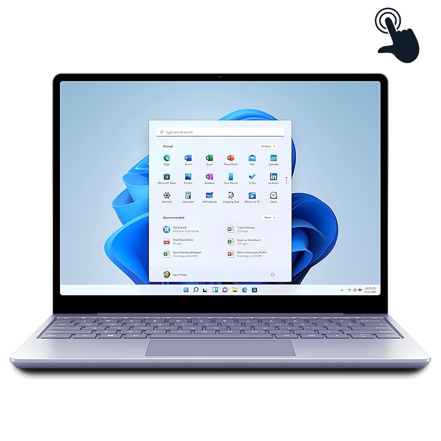 Surface Laptop Go Touch 12 4" i5 1 00GHz/8GB/256GB SSD  Ice Blue    21M 00024