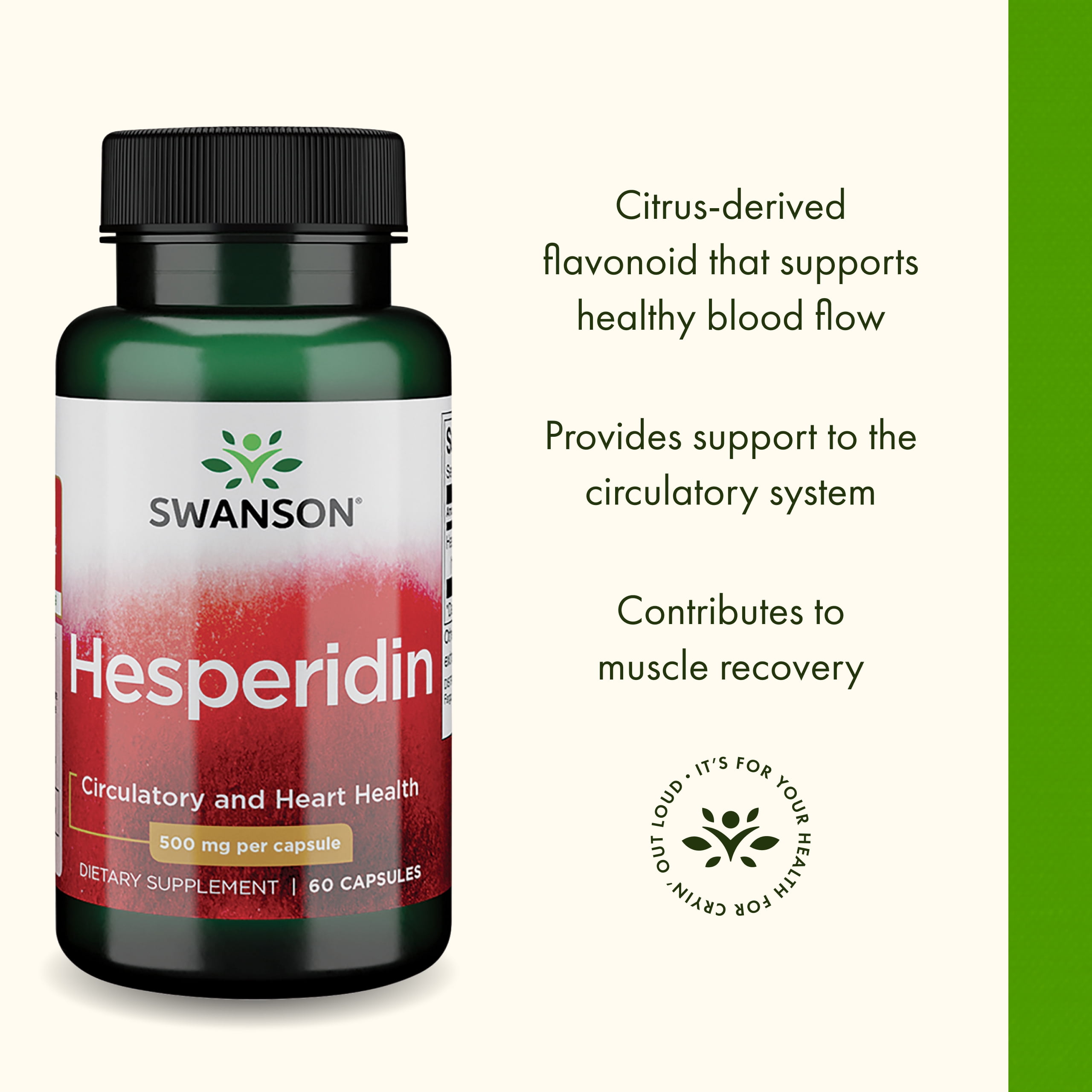 Swanson Hesperidin 500 mg 60 Capsules