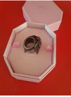 Swarovski Chroma Black Cocktail ring 58 brand new   Gift bag