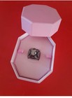 Swarovski Chroma Black Cocktail ring 58 brand new   Gift bag