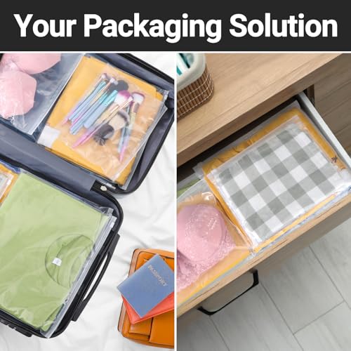 Swimsuit Bags Storage Clear  Clothing Packaging Bags for Bikini  Swimwear  Bathing Suit Storage  T Shirt Packaging  10x8 inch  Pack of 25  3 Mil with Vent Holes