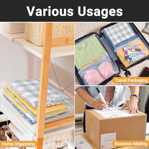 Swimsuit Bags Storage Clear  Clothing Packaging Bags for Bikini  Swimwear  Bathing Suit Storage  T Shirt Packaging  10x8 inch  Pack of 25  3 Mil with Vent Holes
